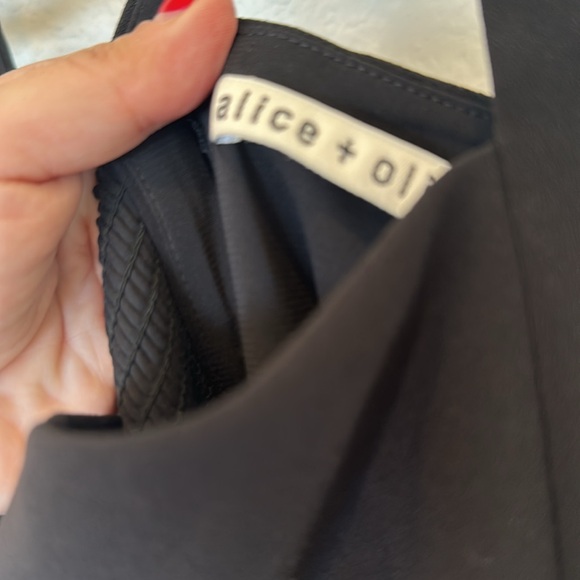 Alice and Olivia Nova Jumpsuit - Black, Women's Size 10 - Picture 8 of 10